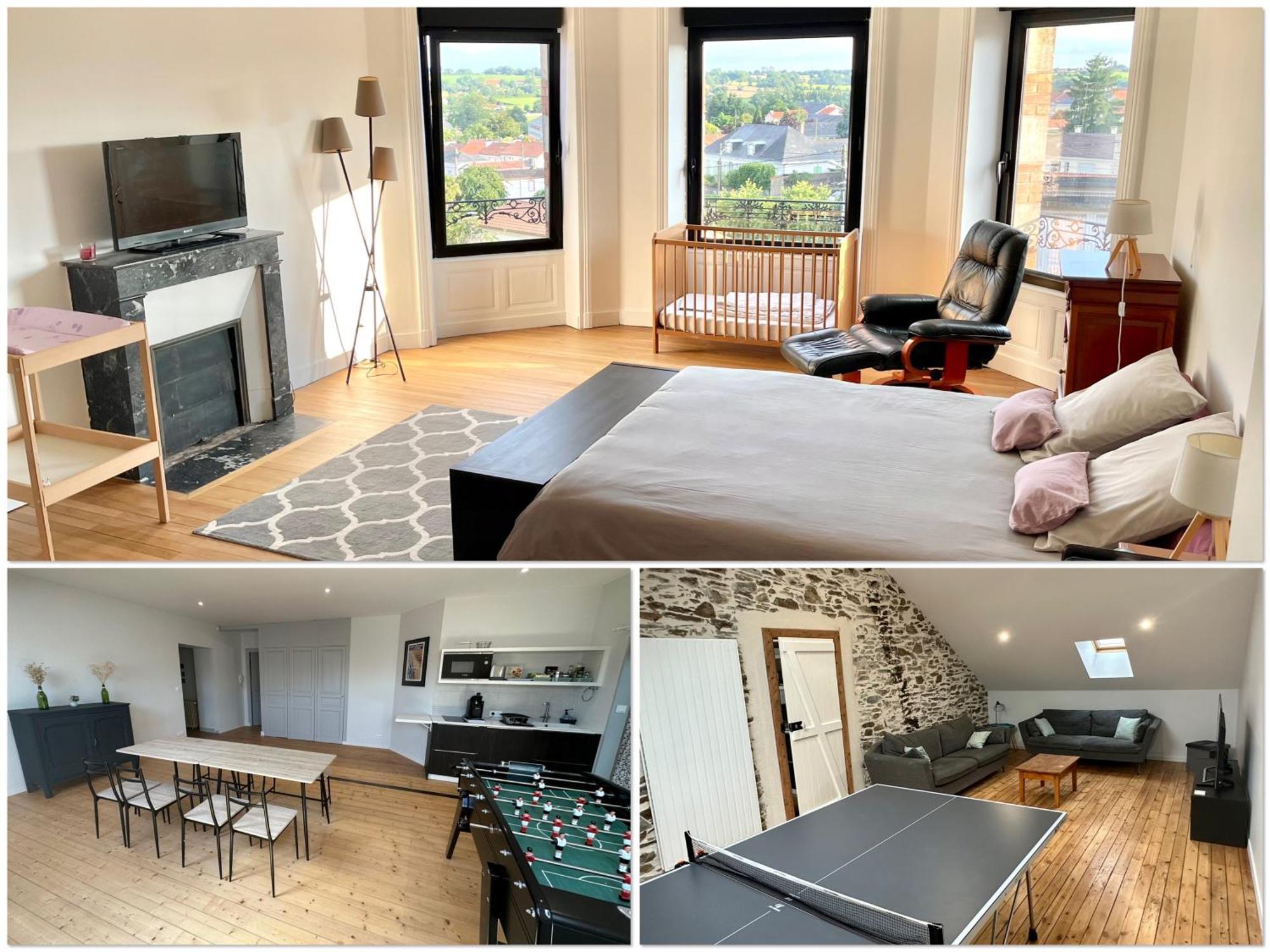 Apartment 160m2 - 2e Etage Maison De Maitre Beaupréau-en-Mauges